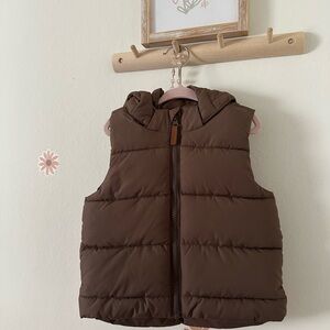 H&M Brown Puffer Vest